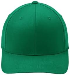 Port & Company Six-Panel Mid Profile Twill Cap-CP80-Kelly Green at